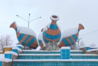 بارش ۱۳ سانتیمتر برف در شهرضا