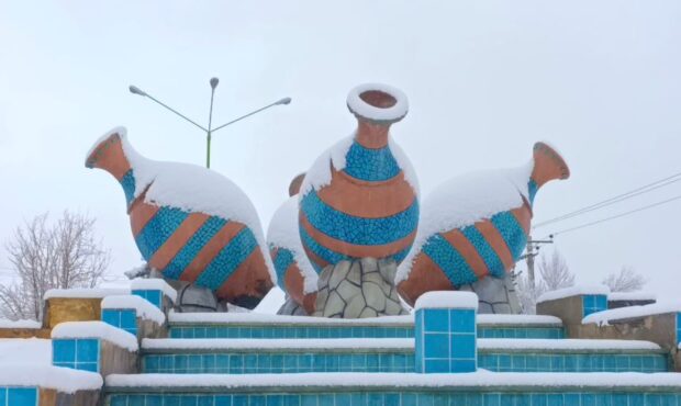 بارش ۱۳ سانتیمتر برف در شهرضا